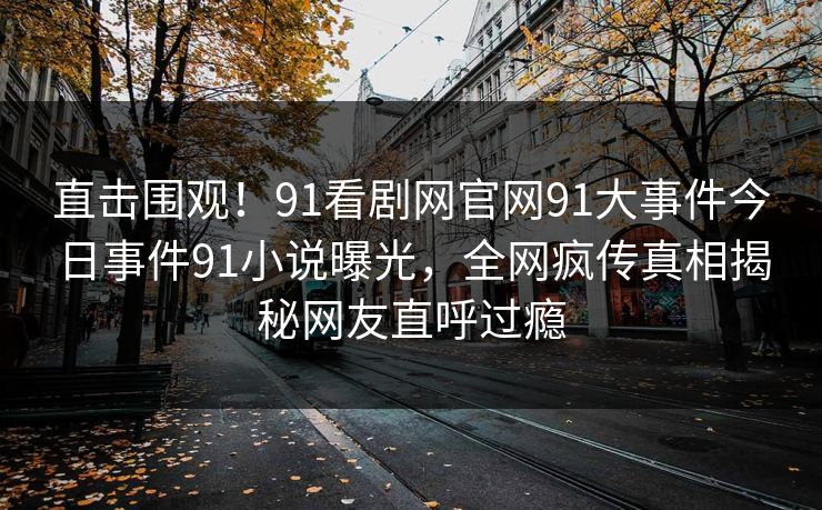 直击围观！91看剧网官网91大事件今日事件91小说曝光，全网疯传真相揭秘网友直呼过瘾
